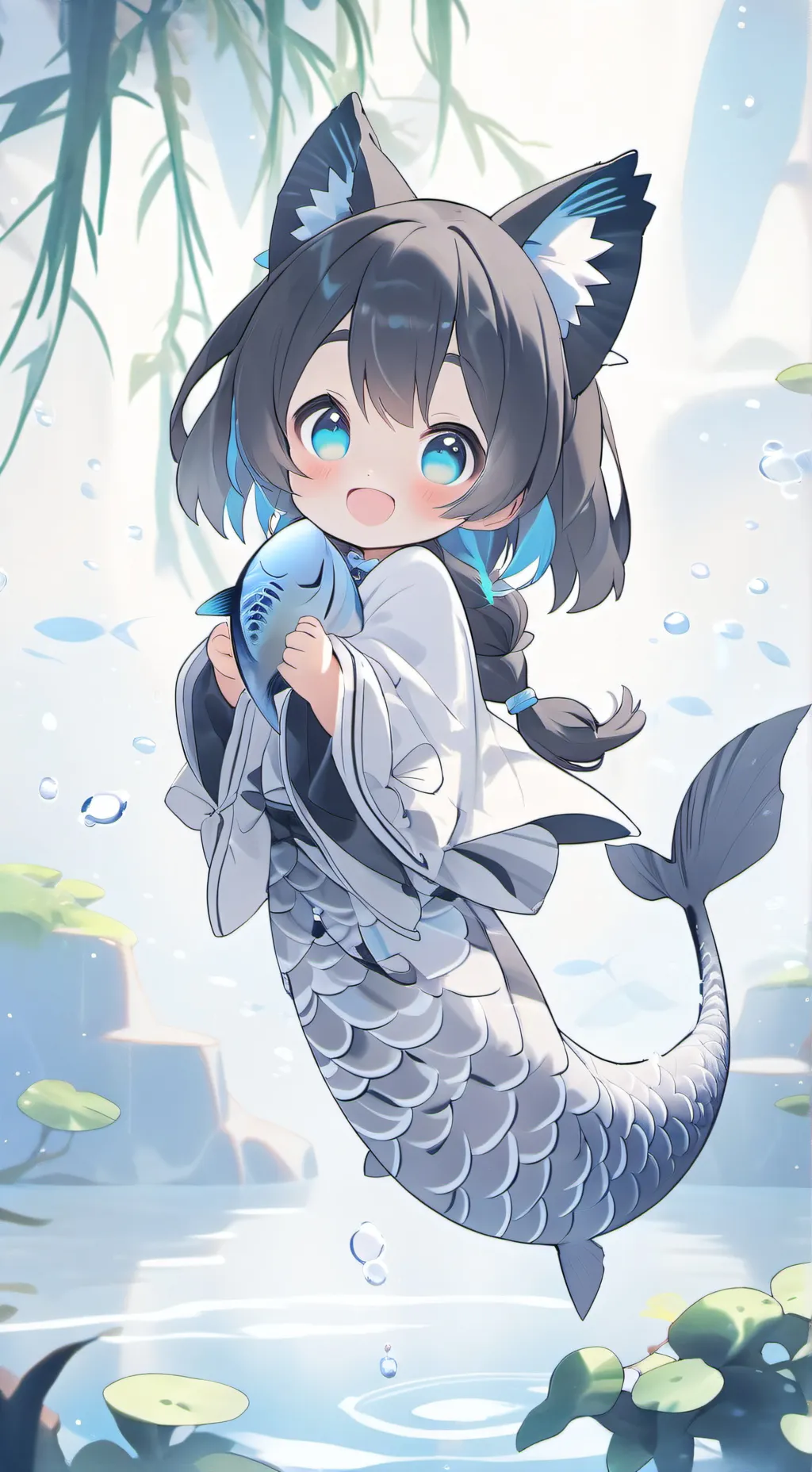 ai character: Trout Leap Furry background
