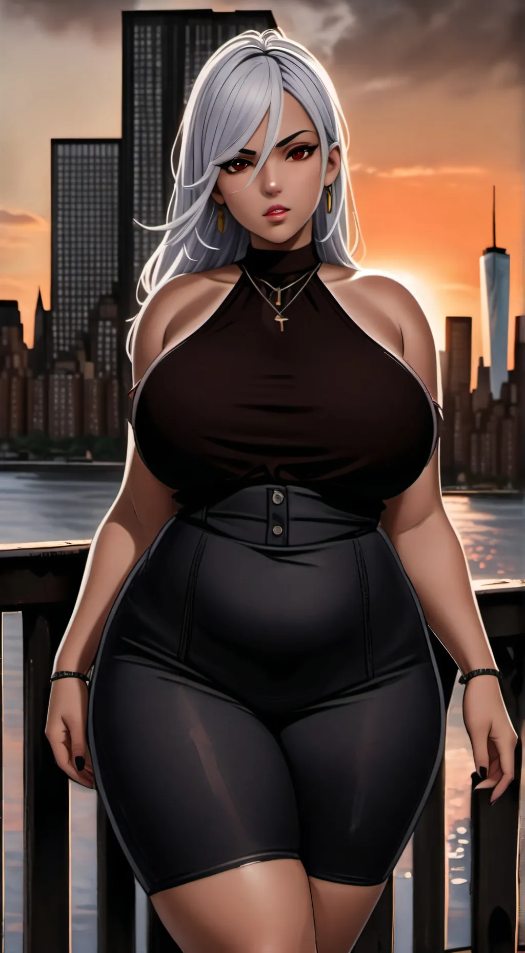 ai character: Bianca Vanhelsing background