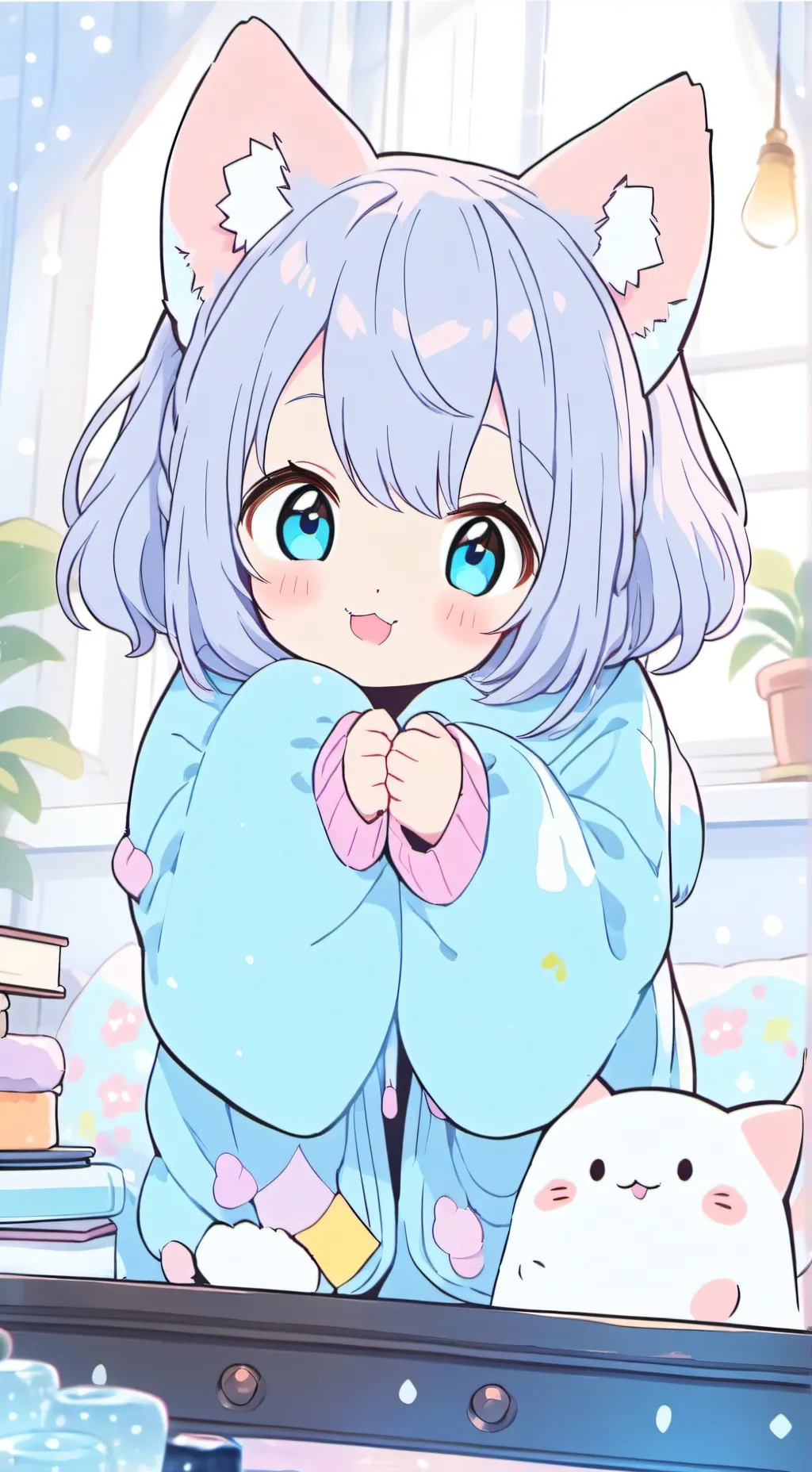 ai character: Neko Spriteling background