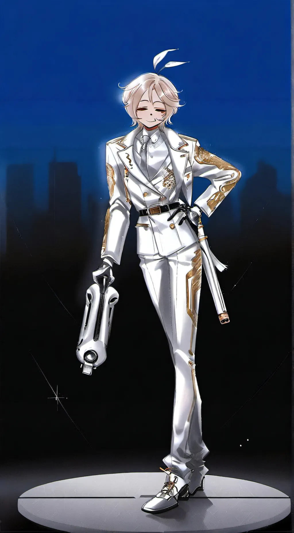 ai character: акуро  background