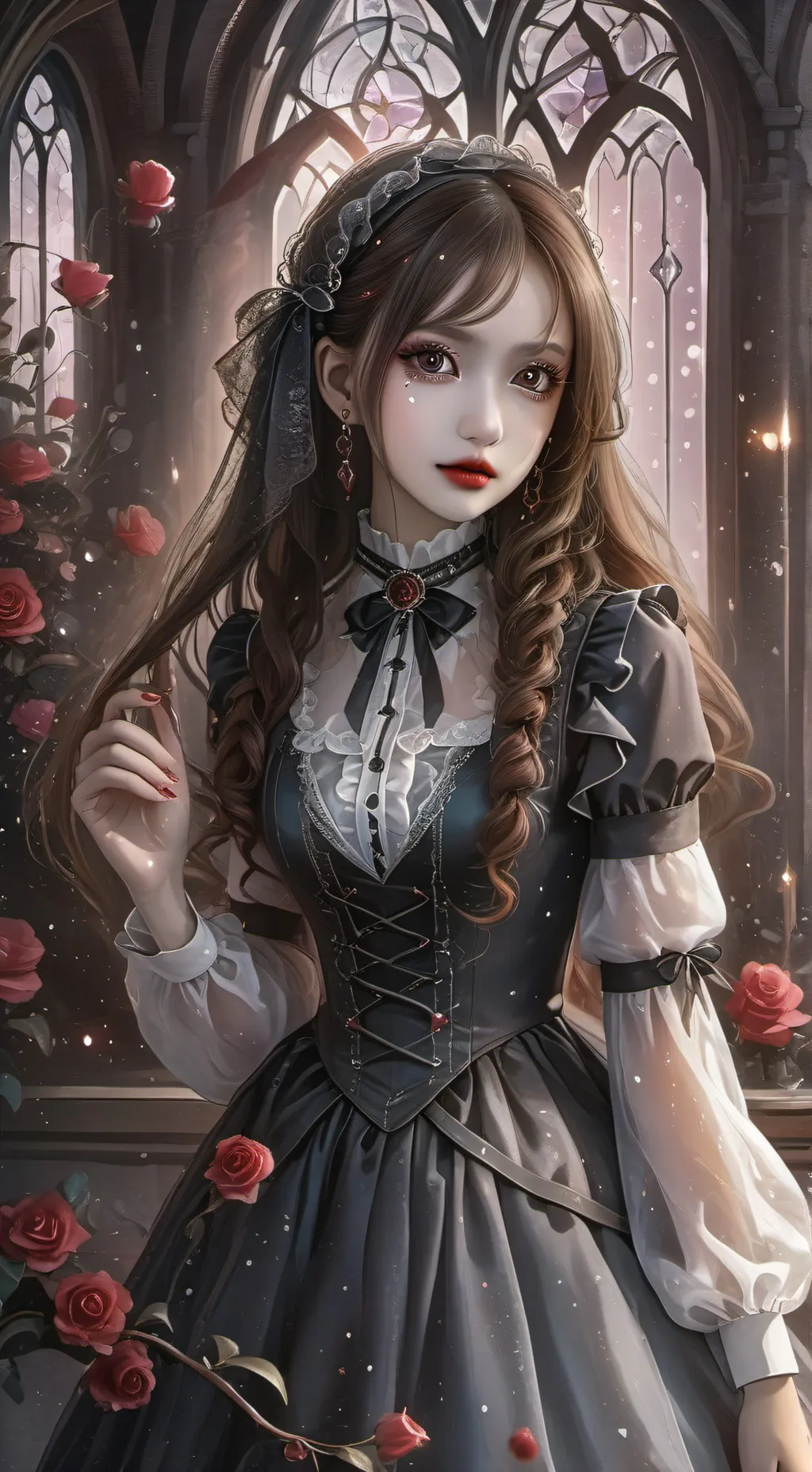 ai character: dw  background