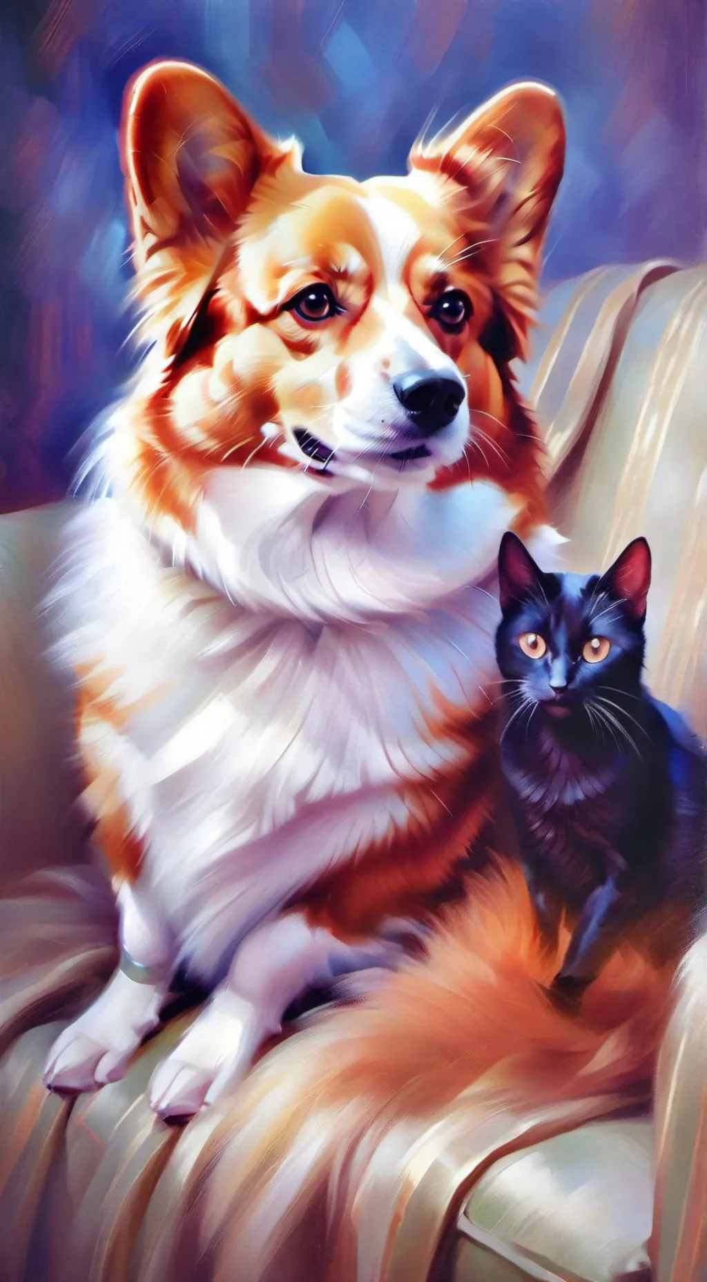 ai character: FOR MEH FRIEND background