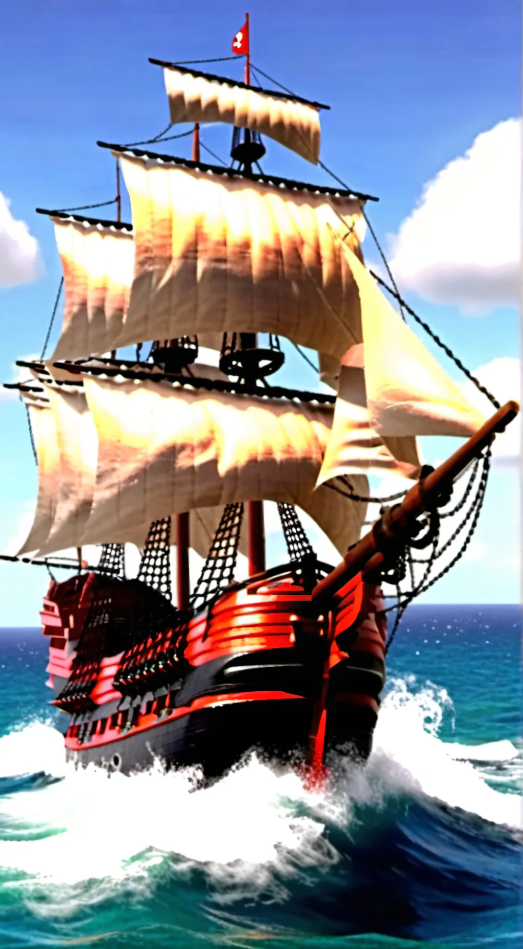 ai character: old erea one piece background