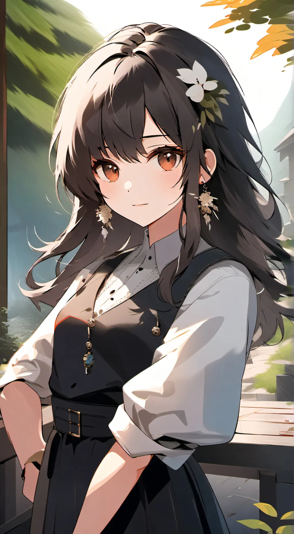 ai character: Girls only world background