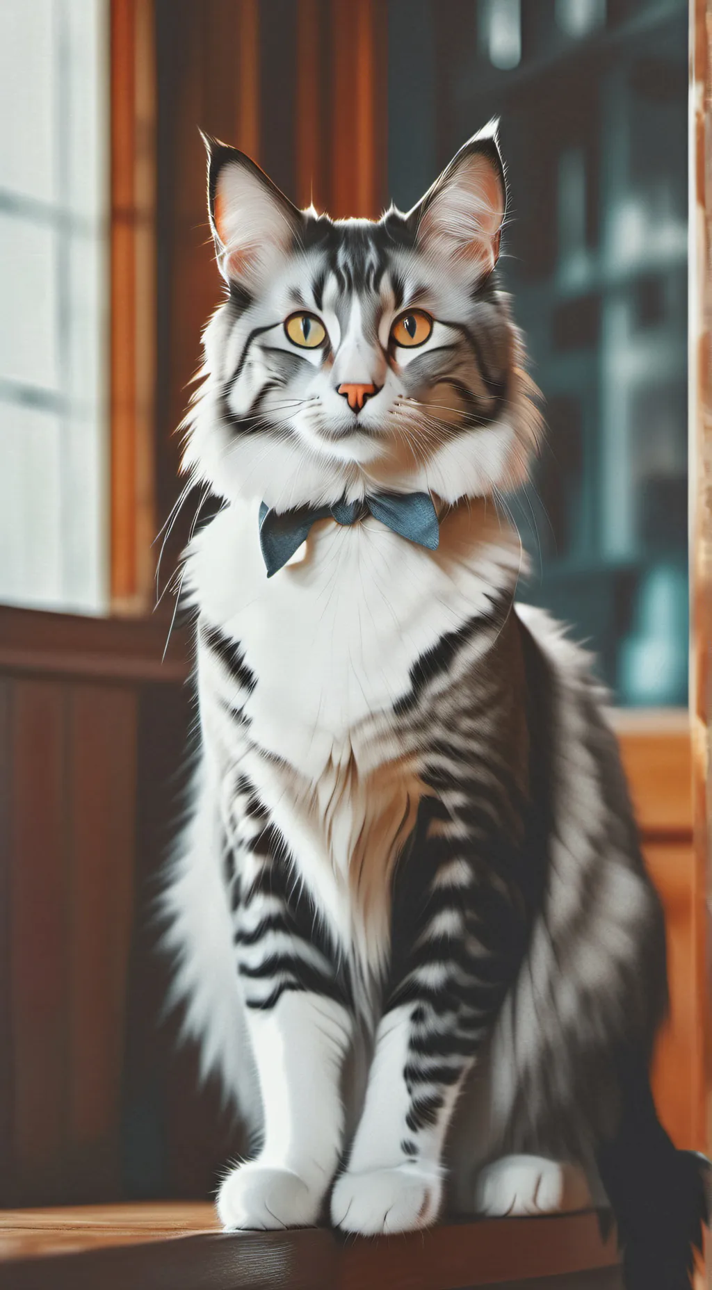 ai character: WarriorCatsmeet background