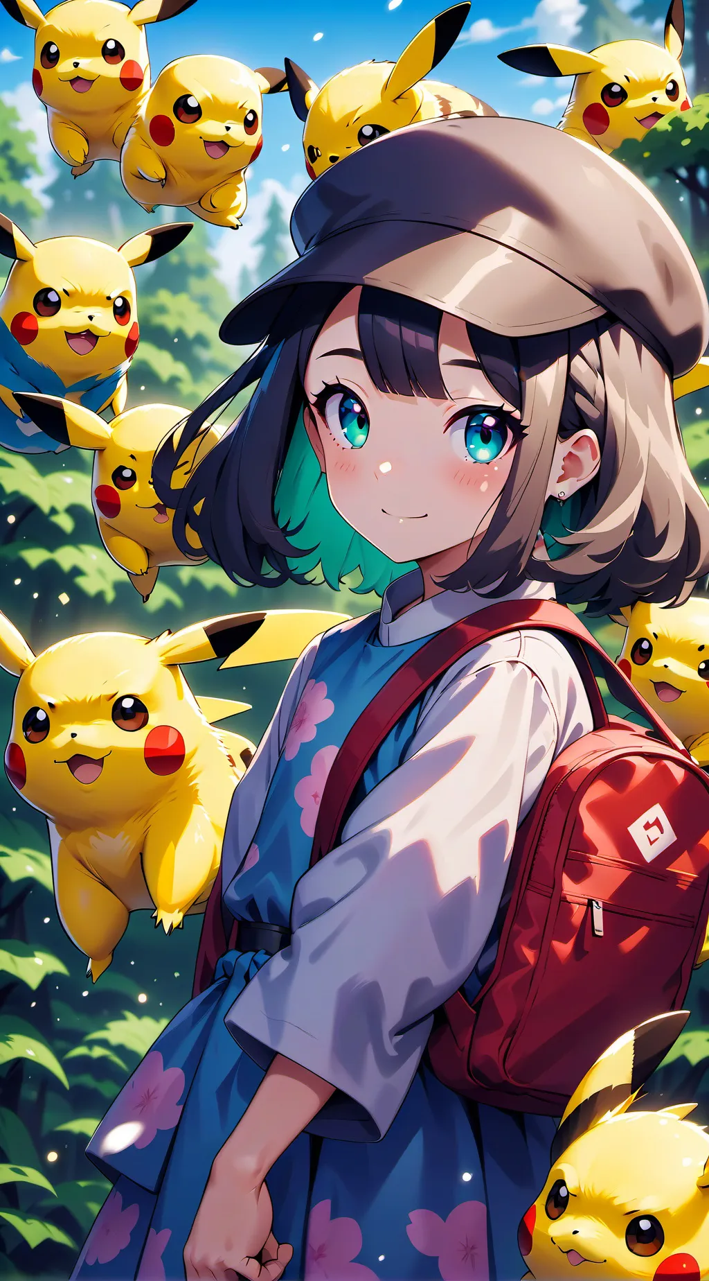 ai character: Pokémon  background