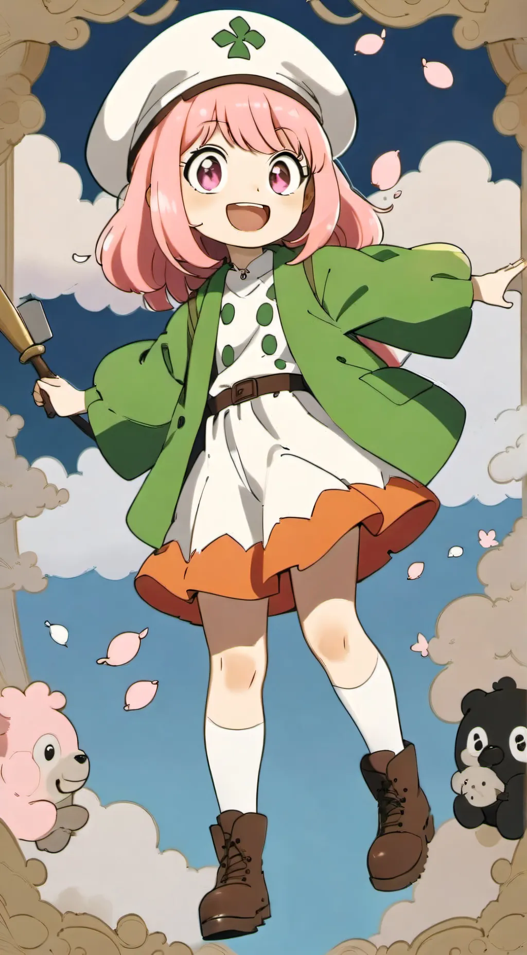 ai character: baba da anya background