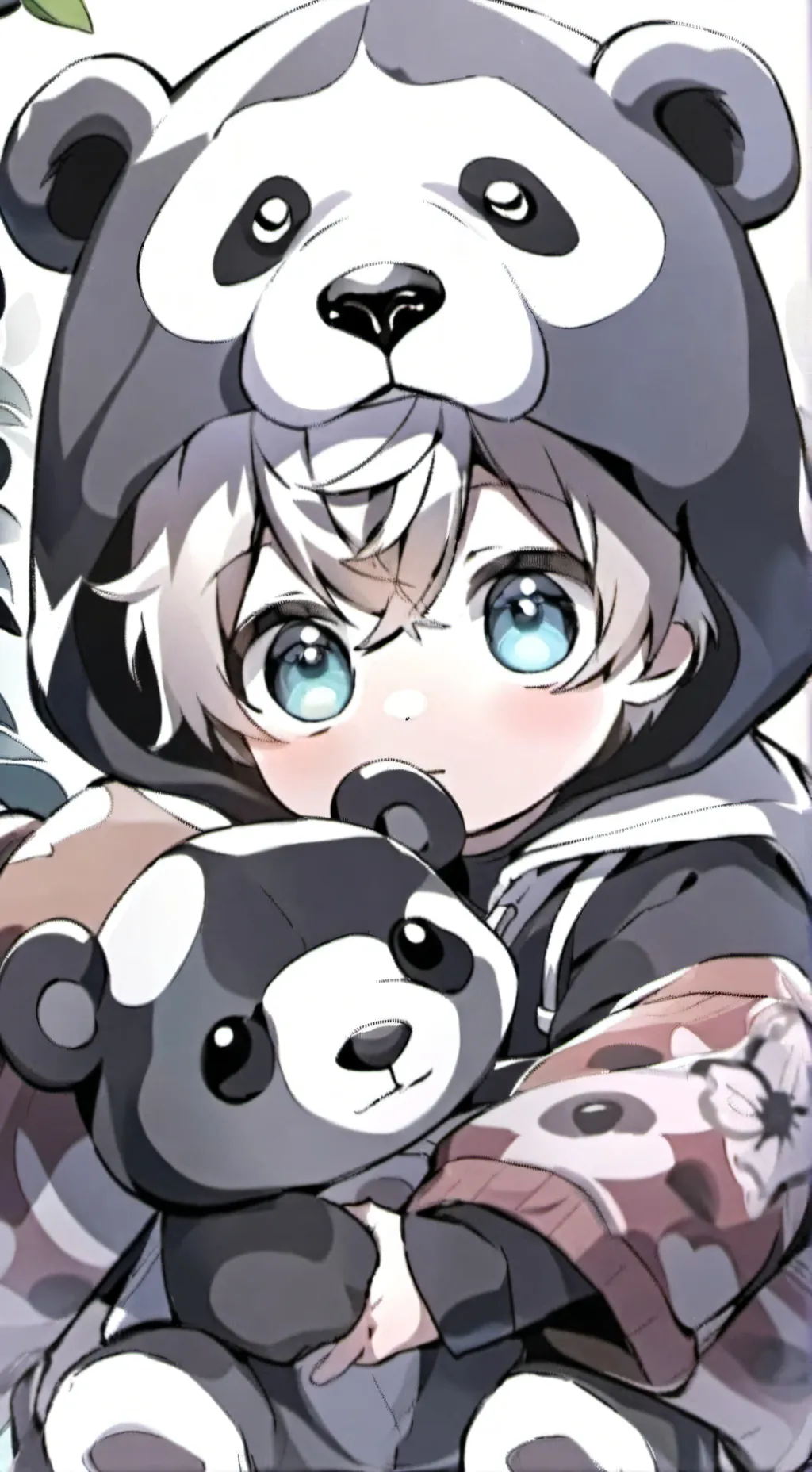ai character: abandoned toddler  background