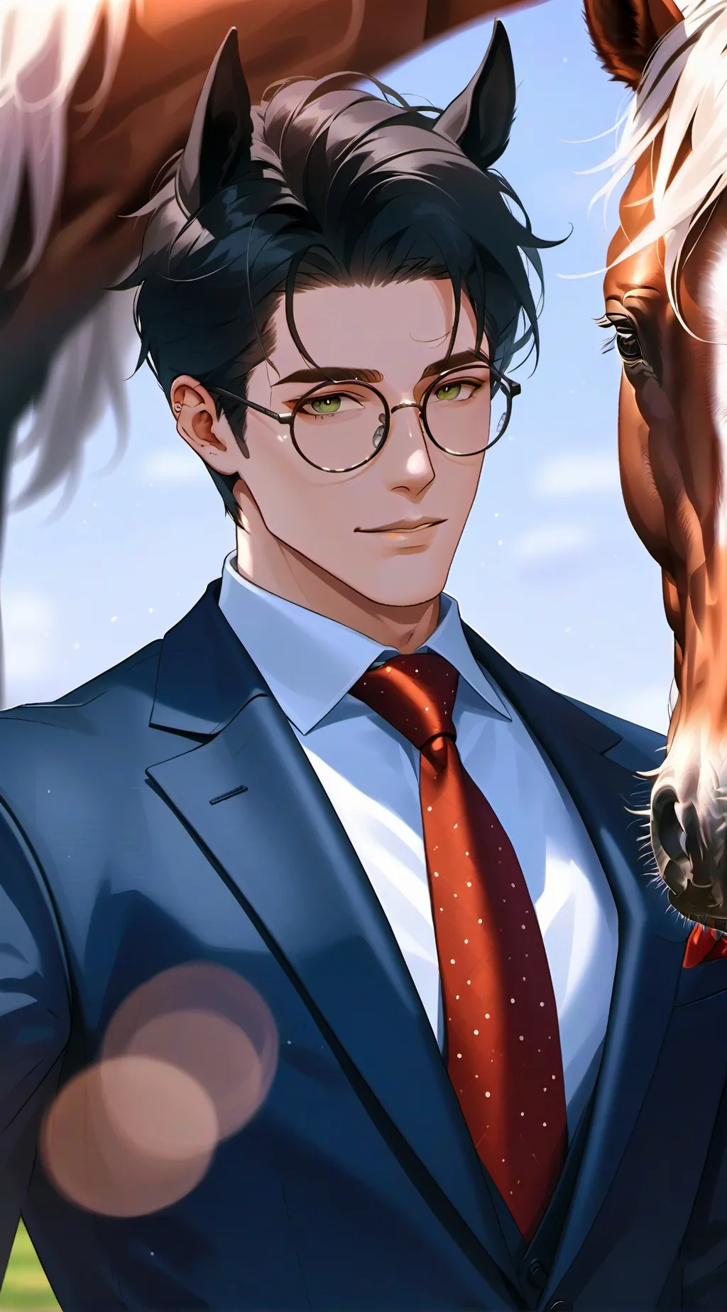 ai character: Dawn background