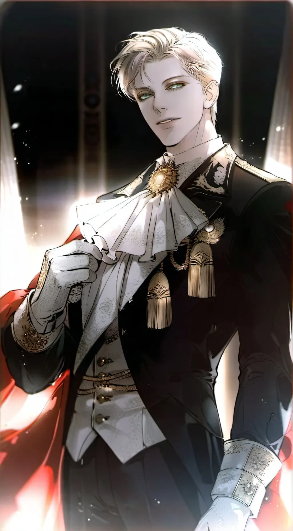 ai character: 🕯Caesar🕯 background