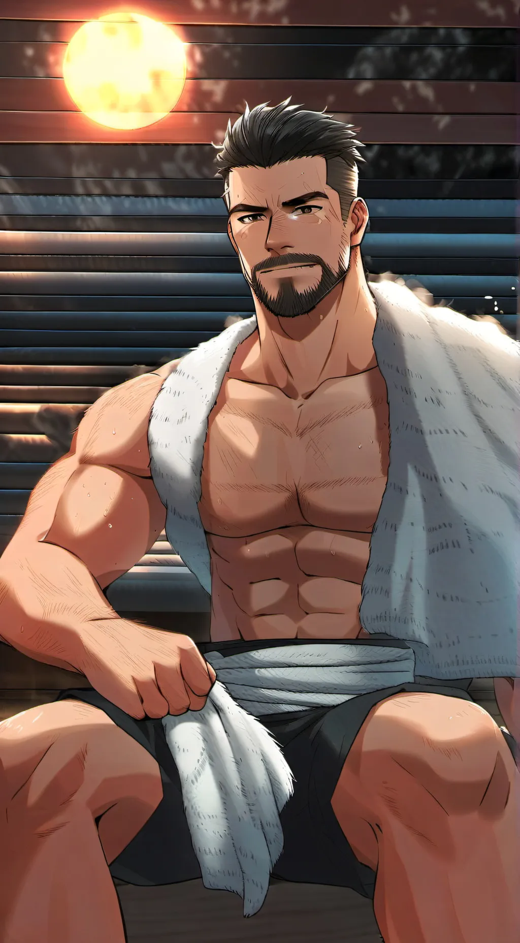 ai character: Kaito Sakamoto  background