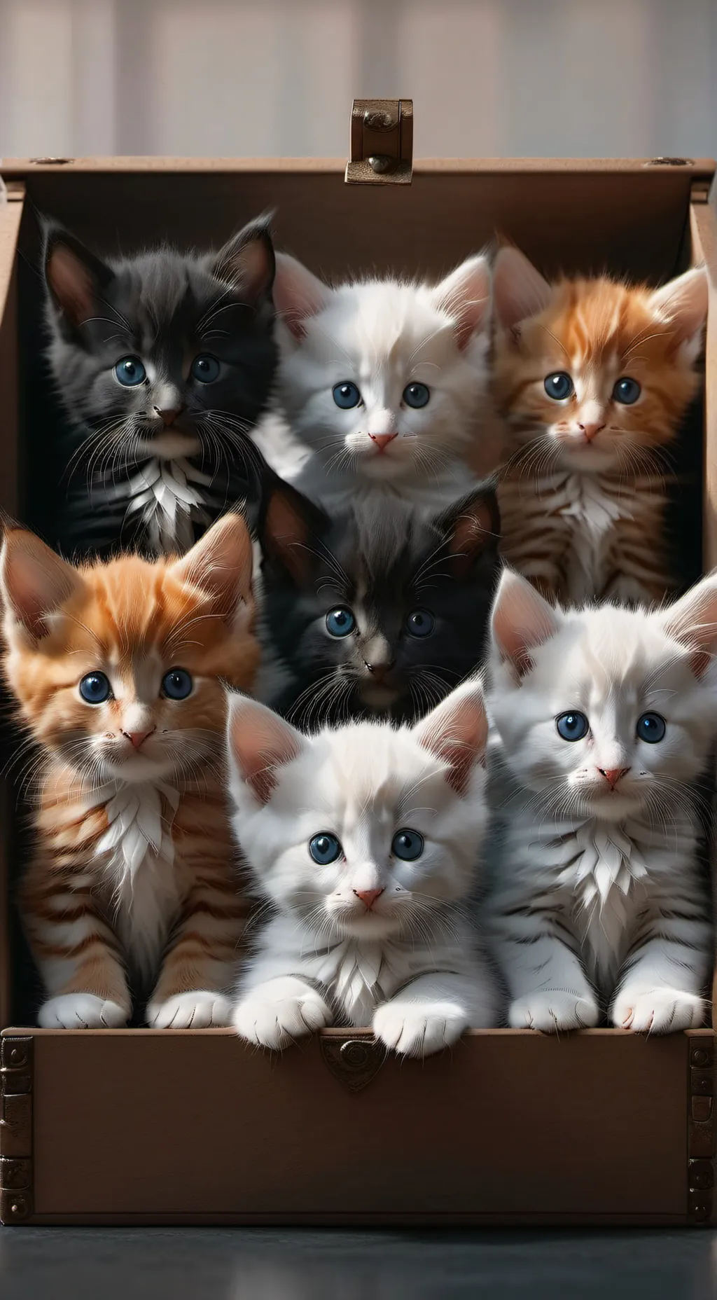 ai character: Mean kittens background