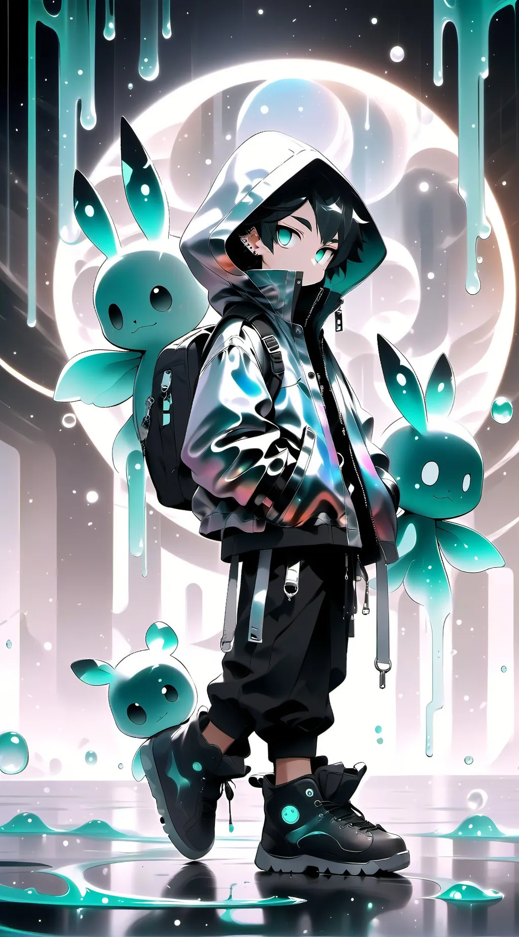 ai character: Shadow  background