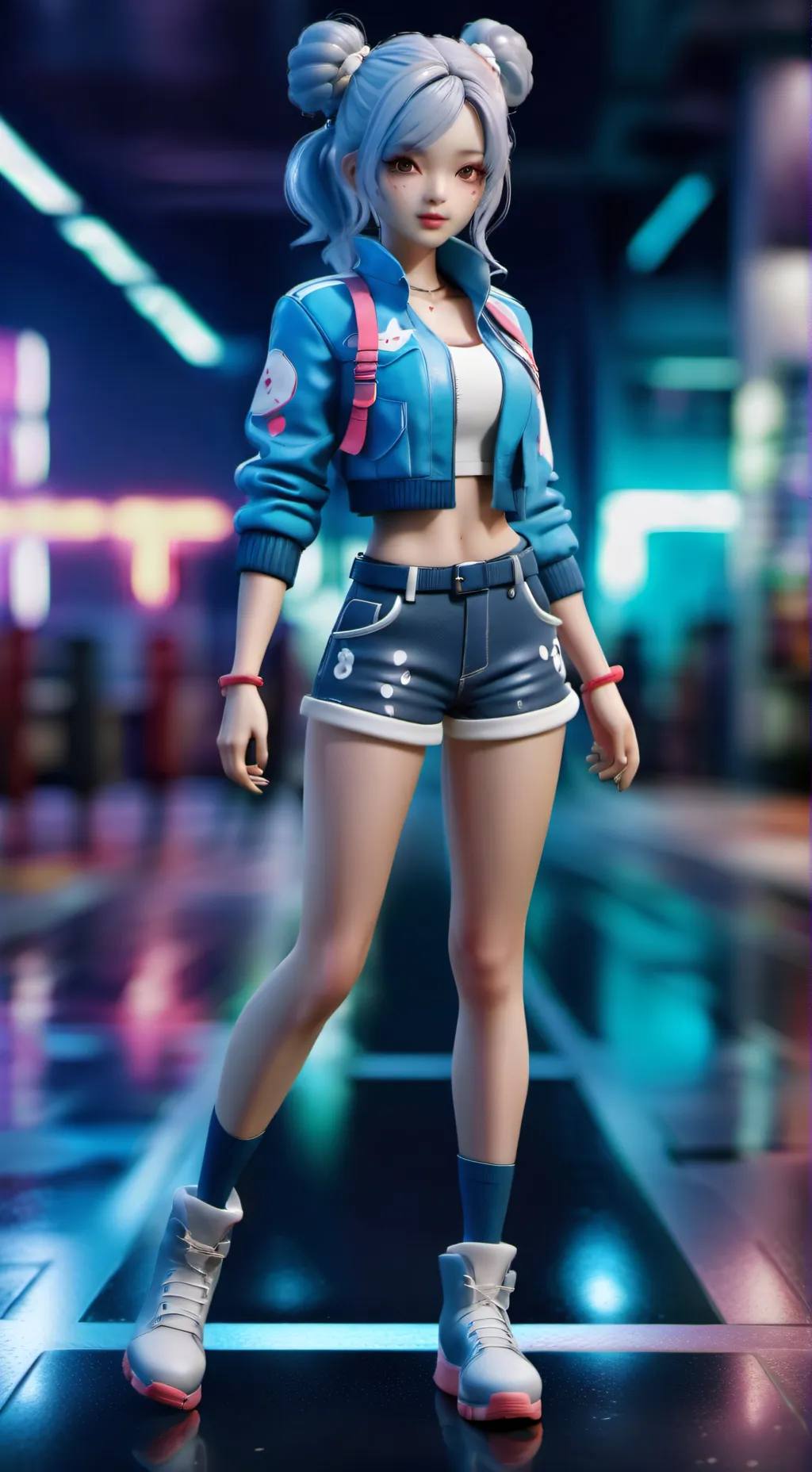 ai character: Dummy (female) background
