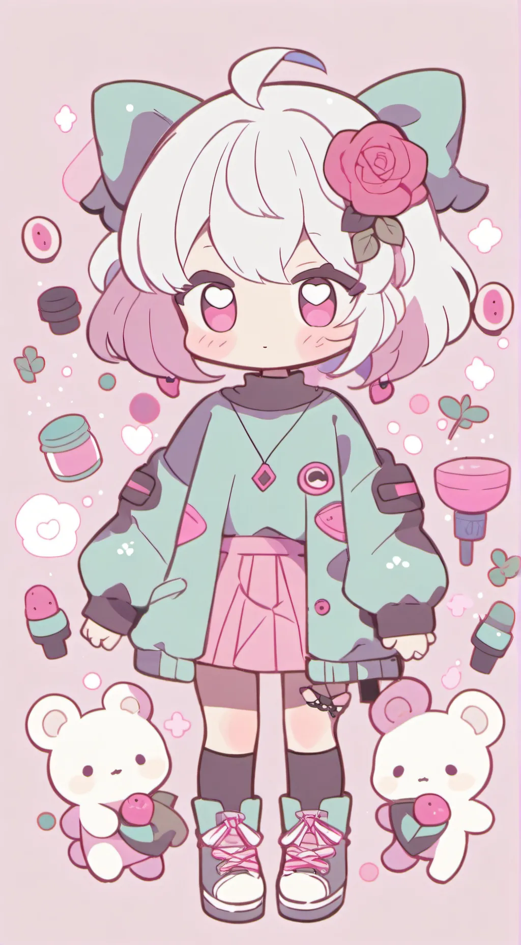 ai character: Baby Saja  background