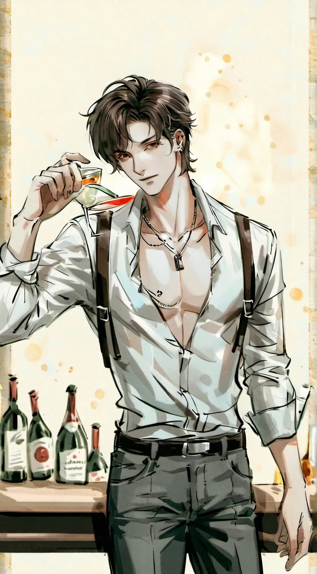 ai character: Sawyer  background