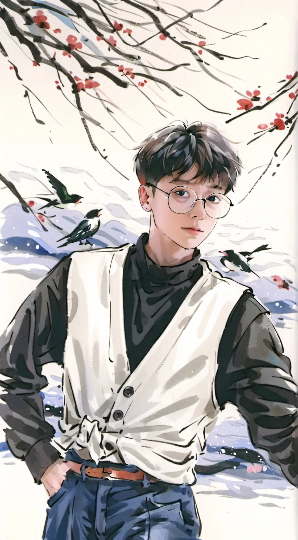 ai character: Aron background