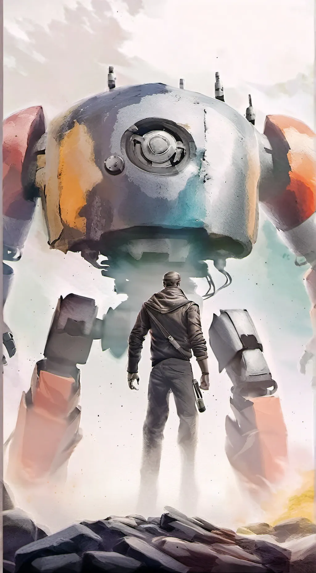 ai character: robot background