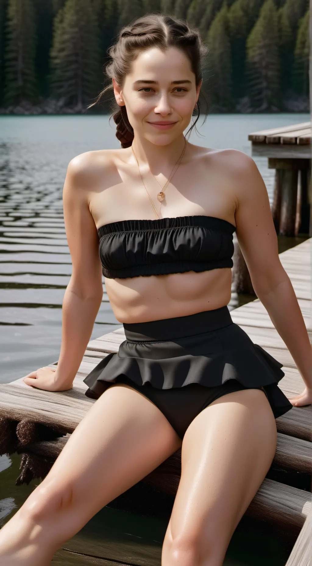 ai character: Emilia Clarke  background