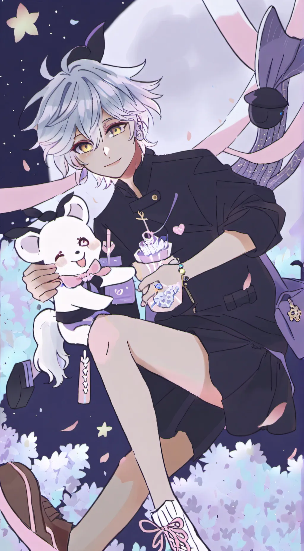 ai character: Sebastian  background