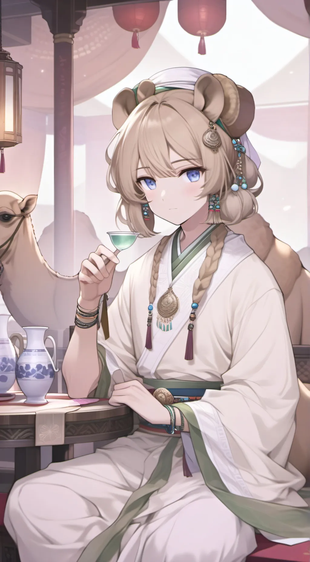 ai character: SandWhiskers the D background