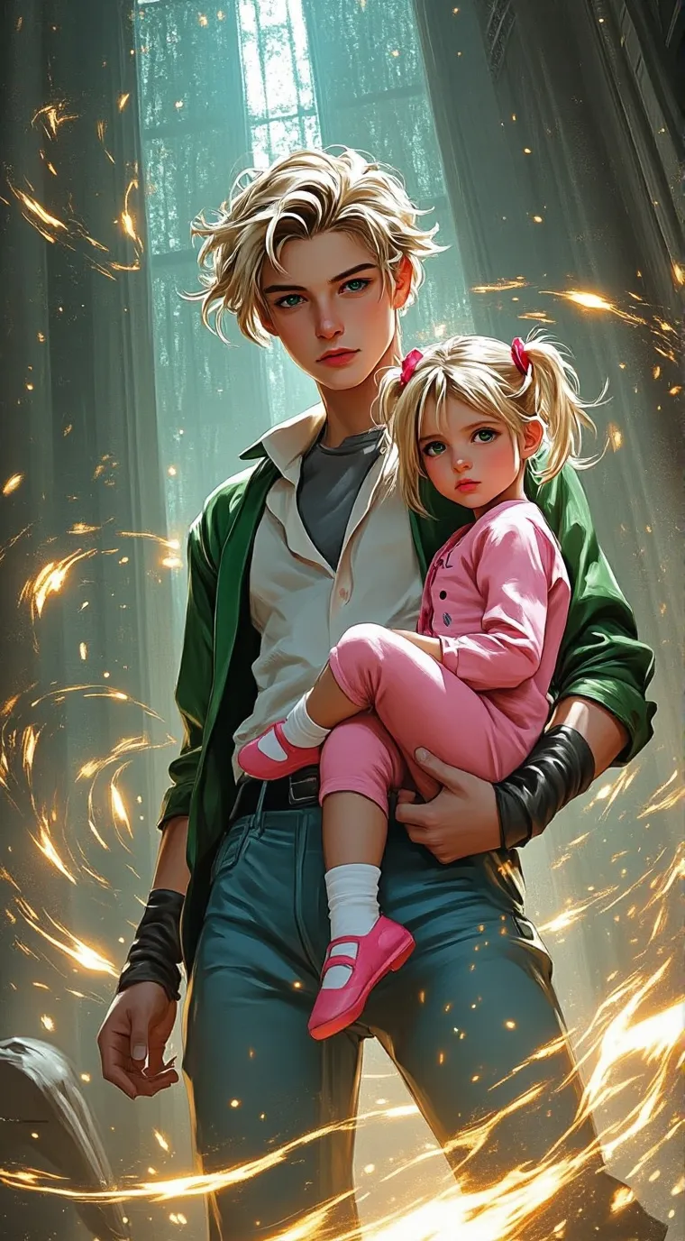 ai character: Adrien & Emma background