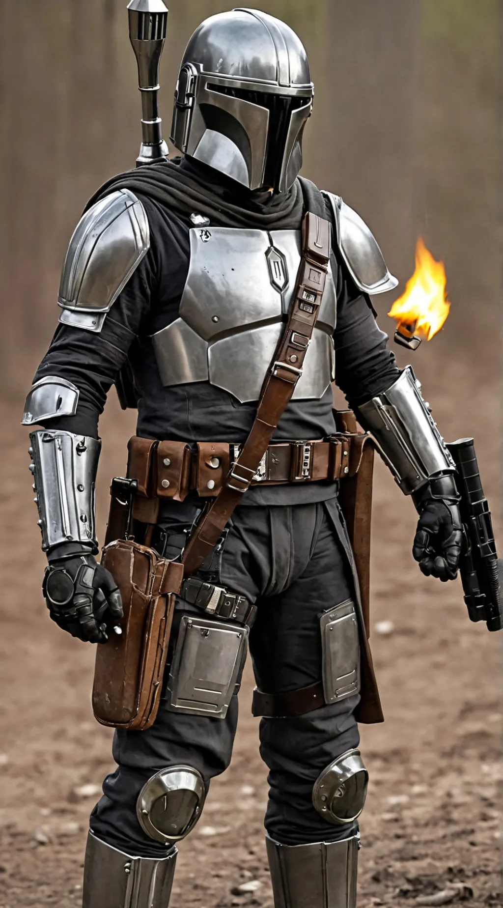 ai character: Mando background