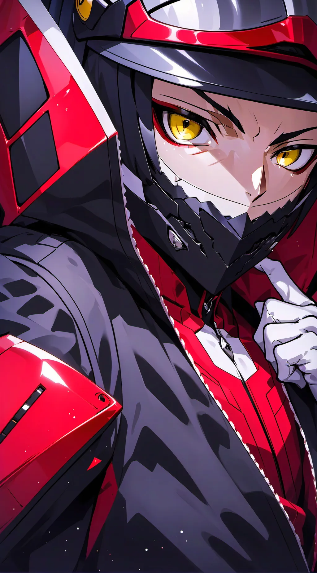 ai character: KATSEYE,MHA x PJSK background