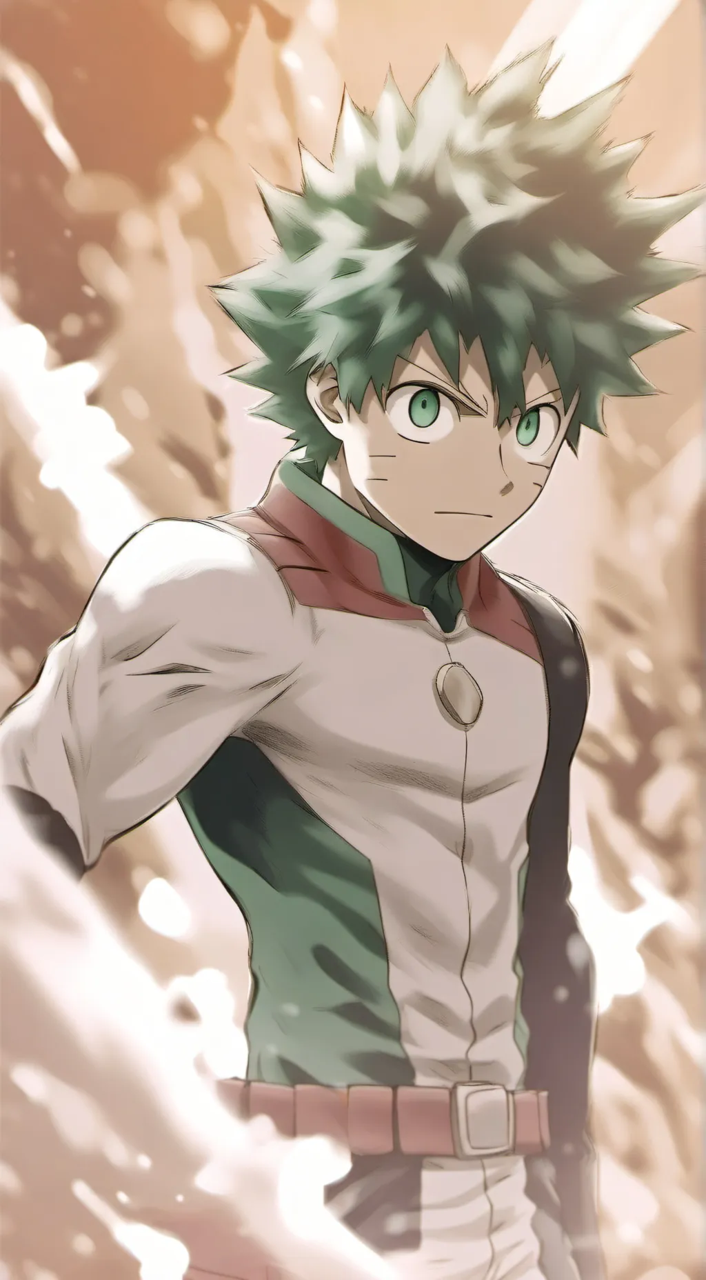 ai character: Izuku Midoriya💚 background