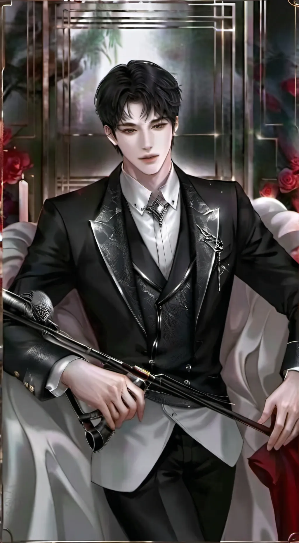 ai character: Cedric Vale  background