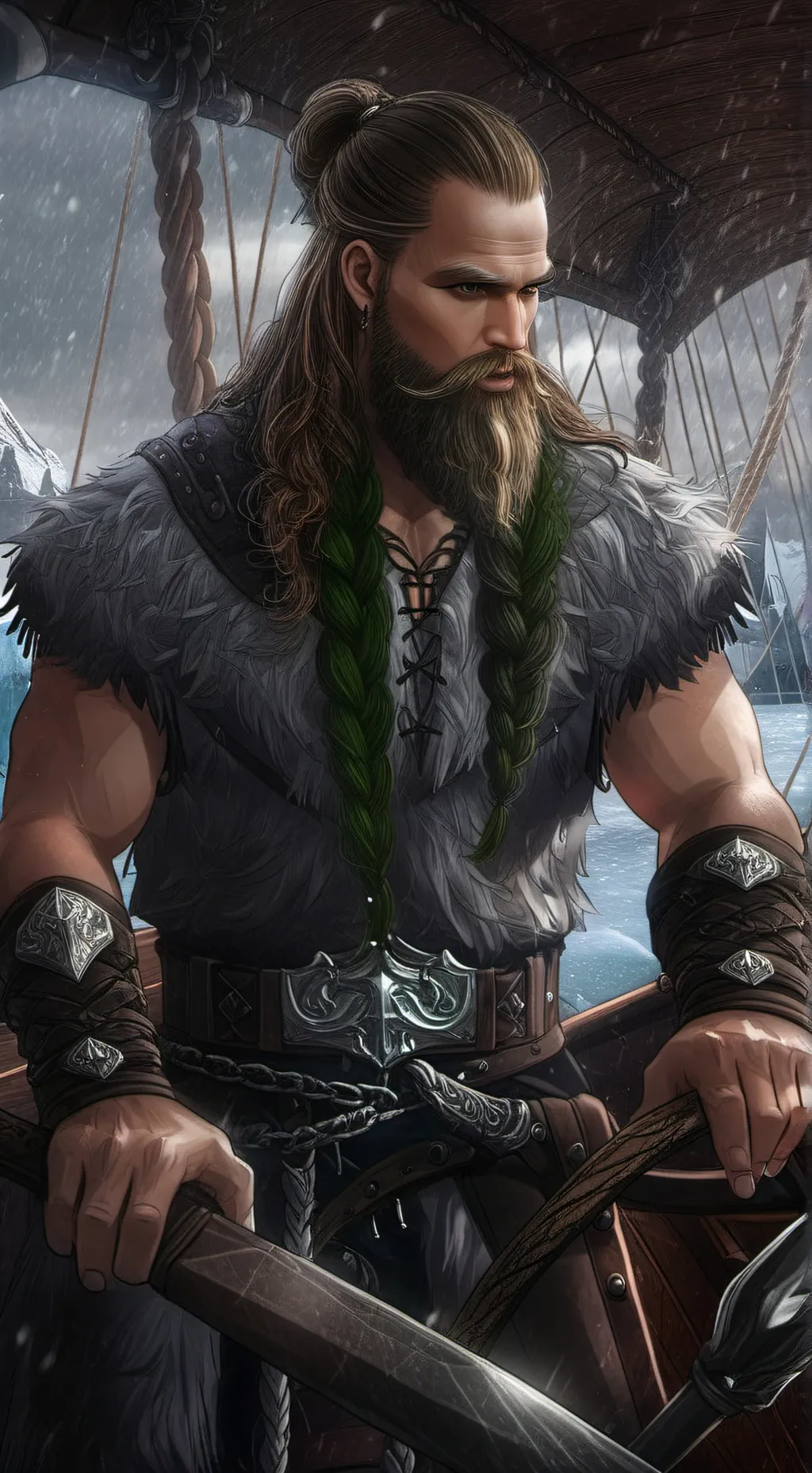 ai character: Arold  background