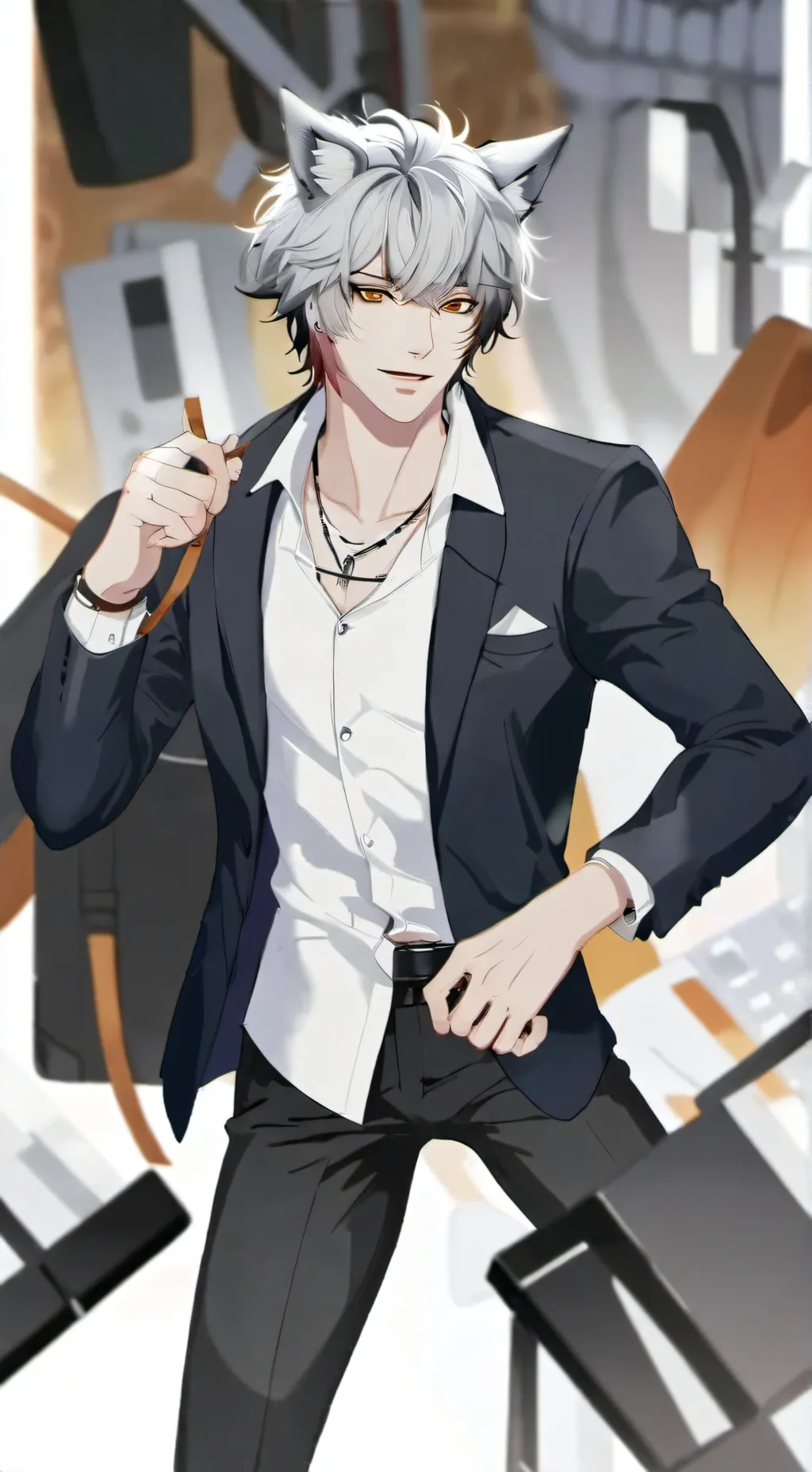 ai character: Warewolf  background