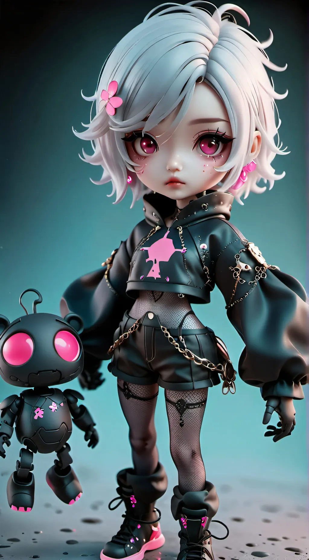 ai character: ur lovely robot background