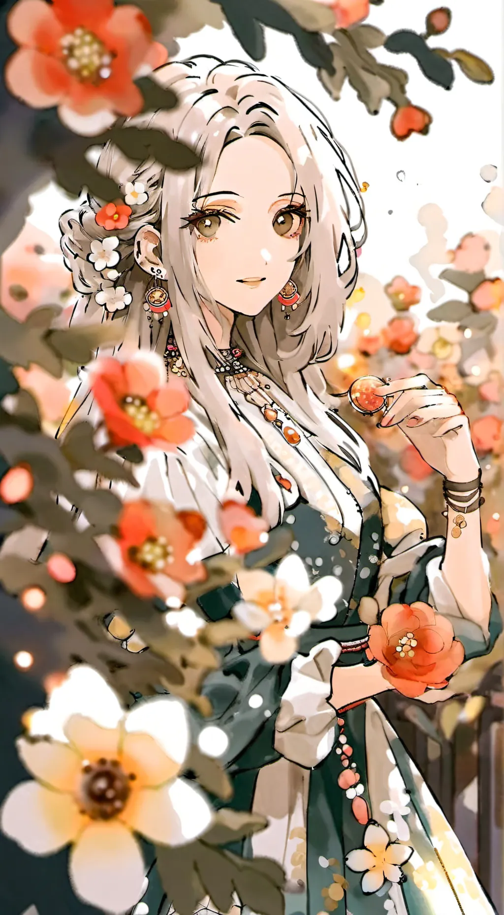 ai character: Woman background