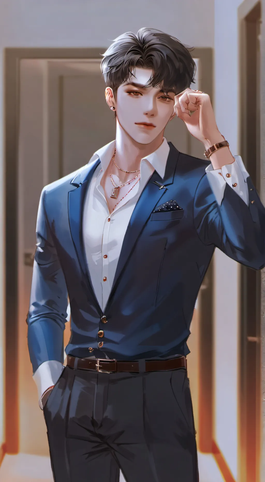 ai character: CHAD~💞🤑 background