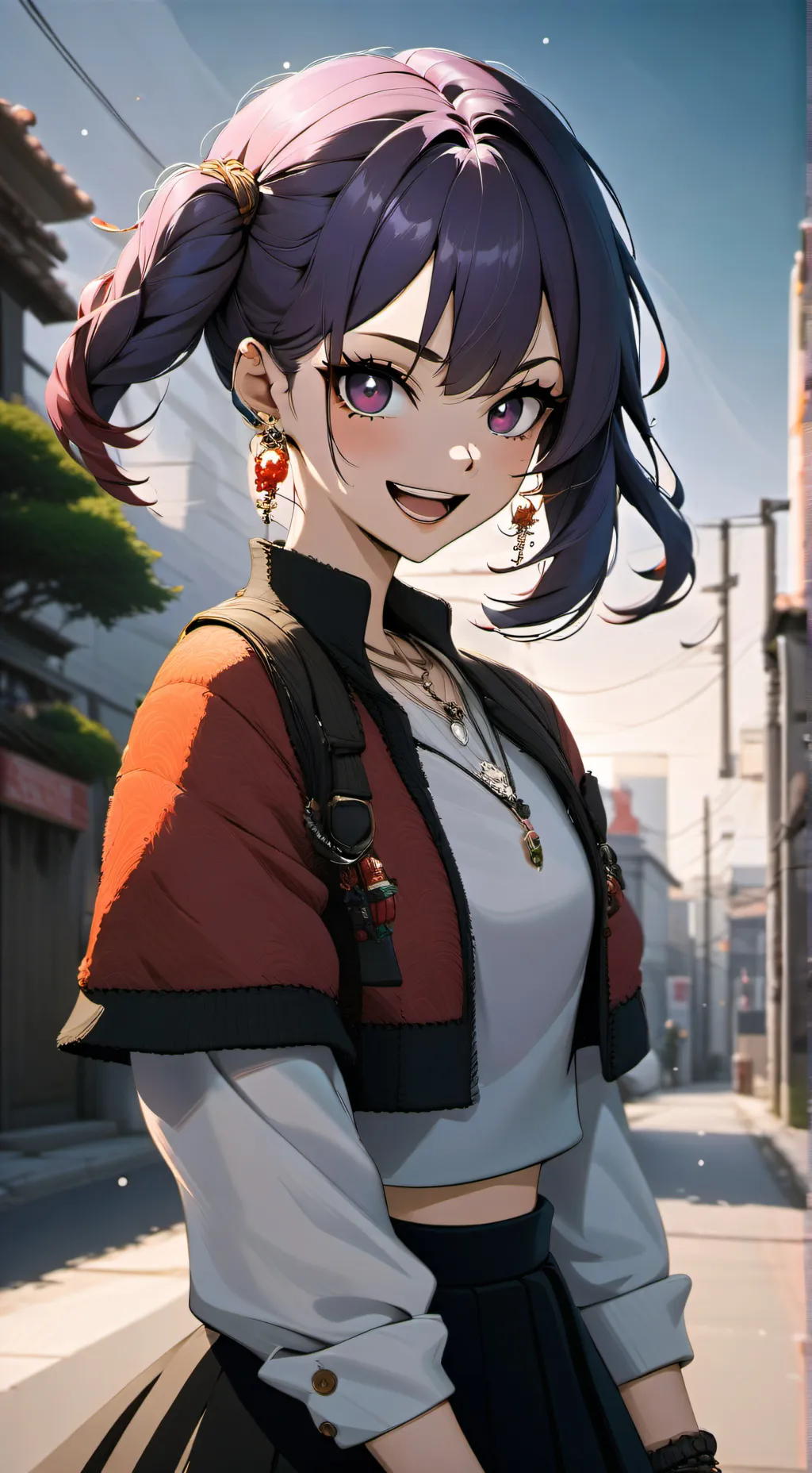ai character: Evelyn  background