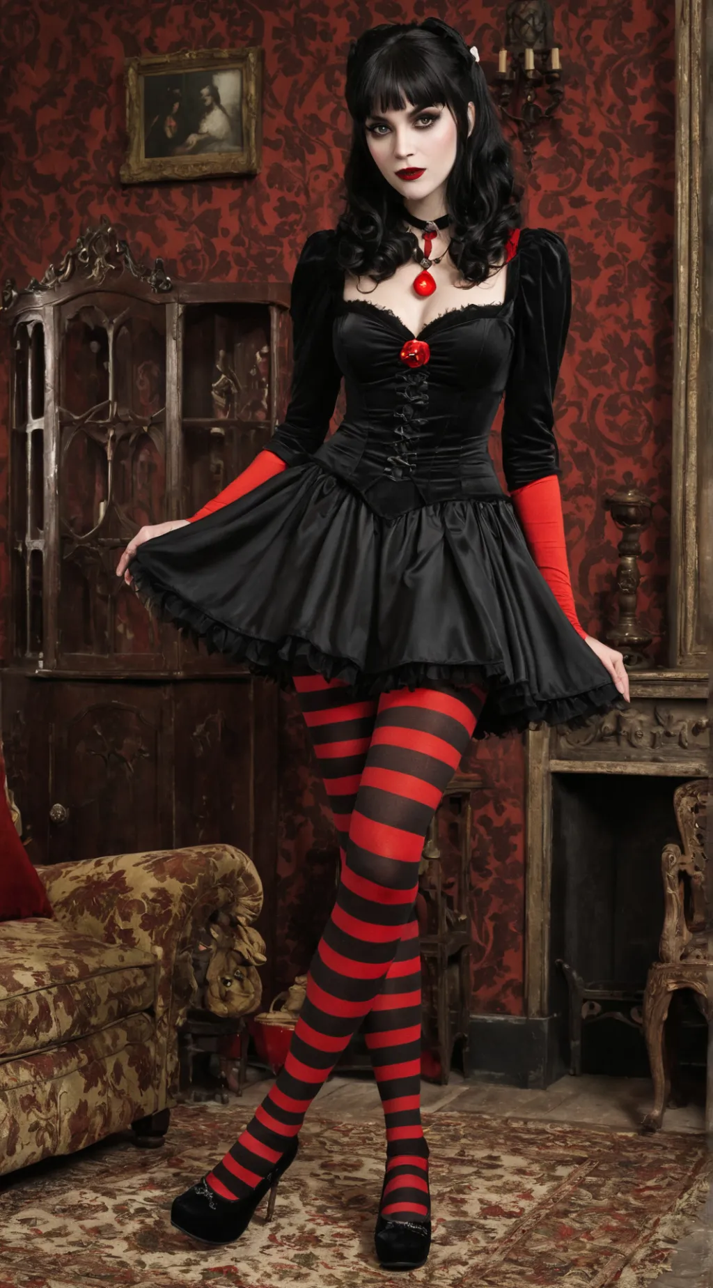 ai character: Mavis Dracula background
