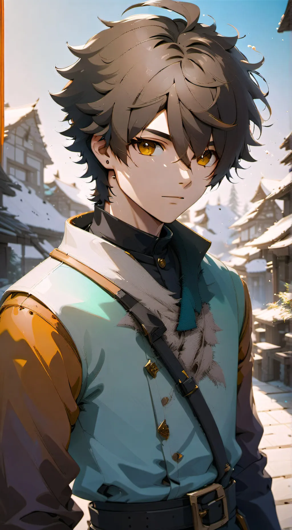 ai character: Hikari background