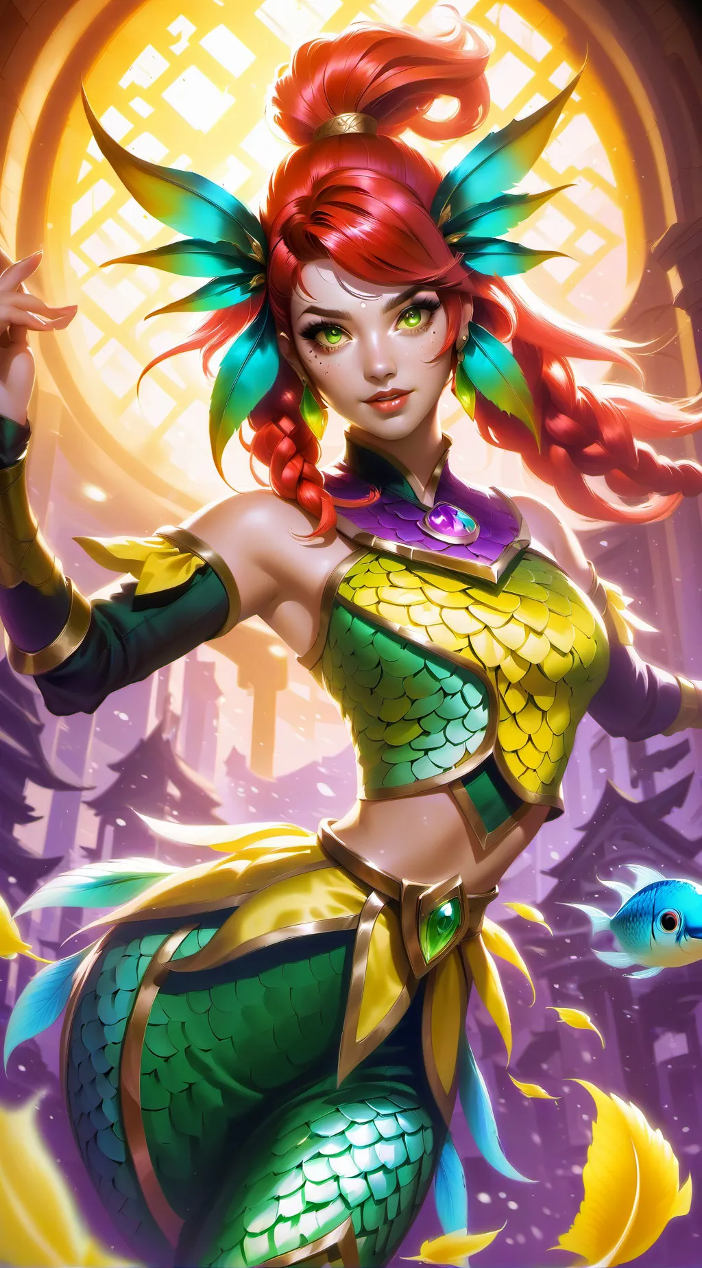 ai character: Luíza background