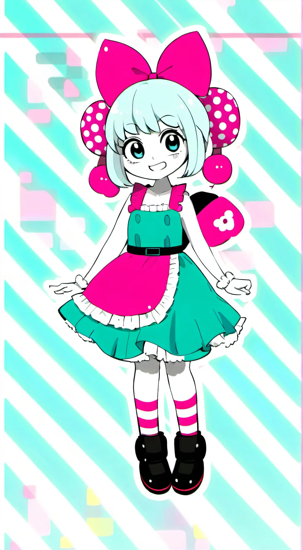 ai character: Poppy as human?!  background