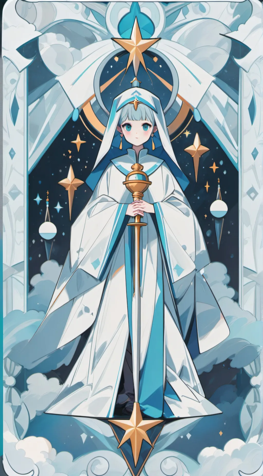 ai character: Guadalupe ￼ background