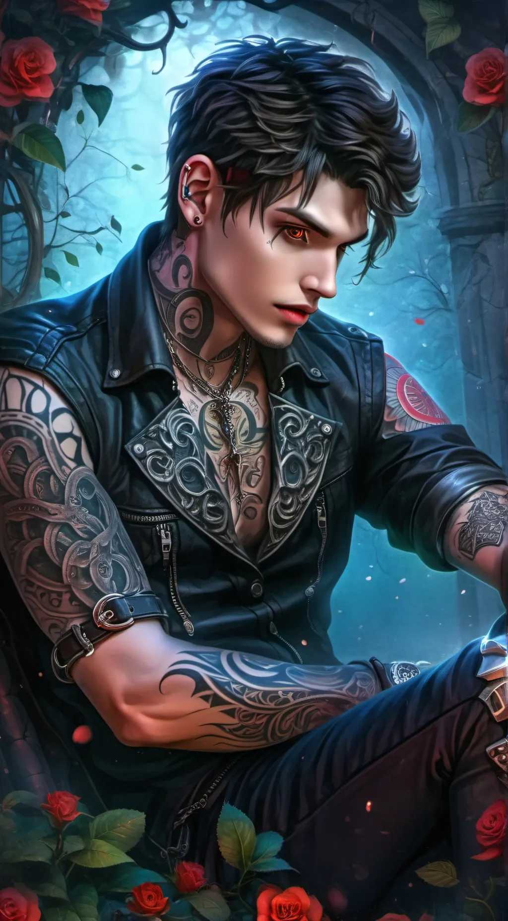 ai character: Lucien background