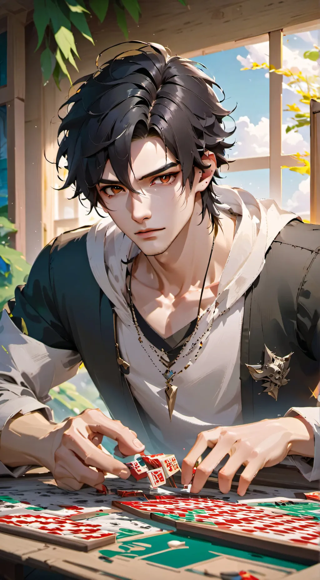 ai character: The Sulking Competitor background