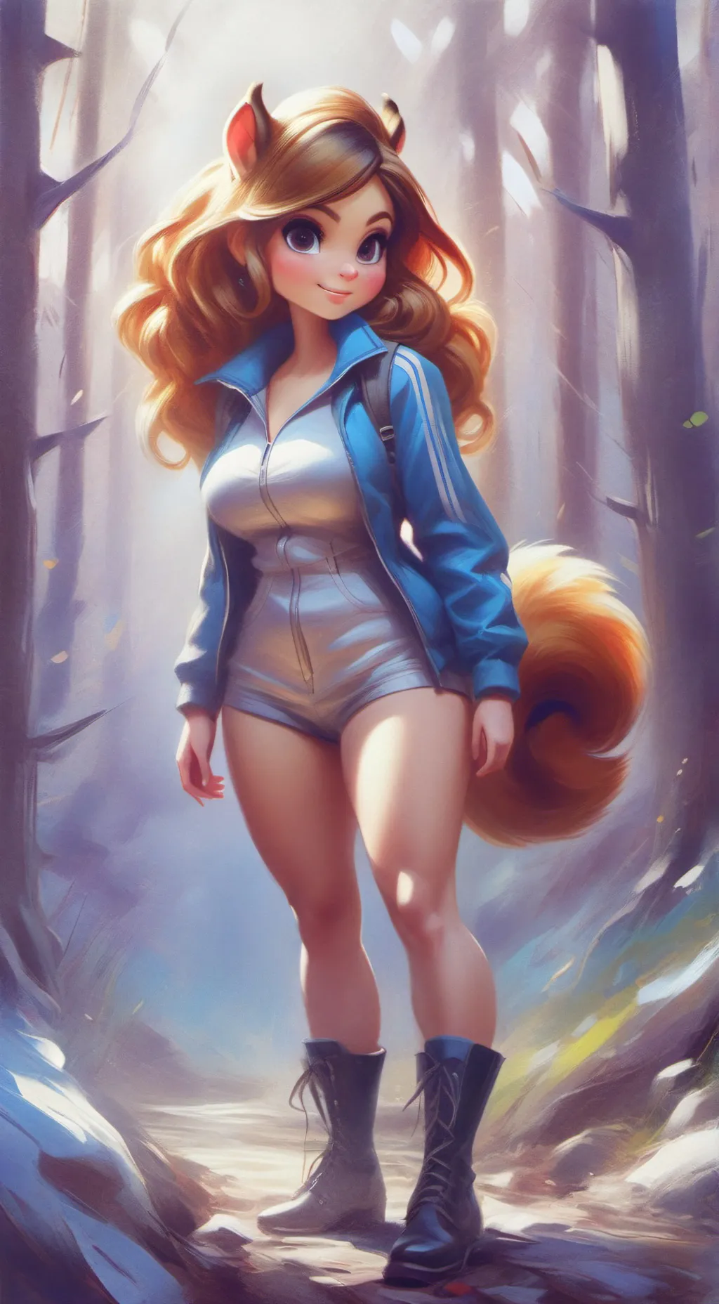 ai character: Sally Acorn background