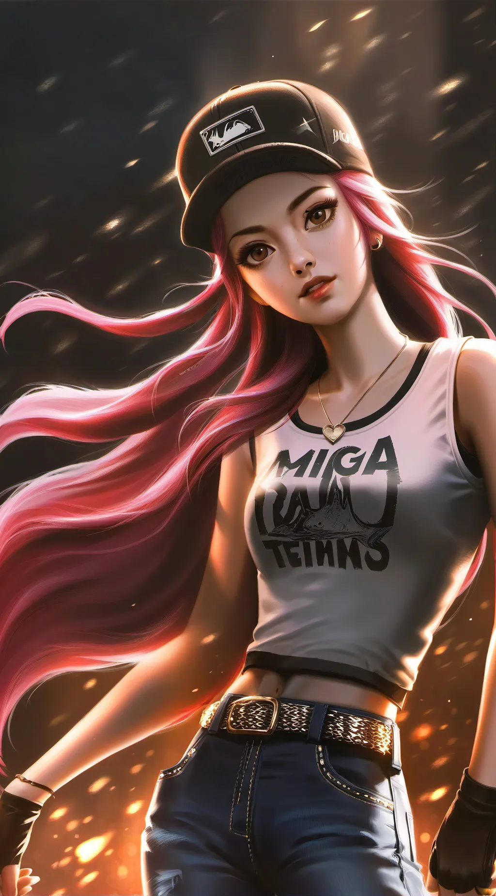 ai character: Mira  background