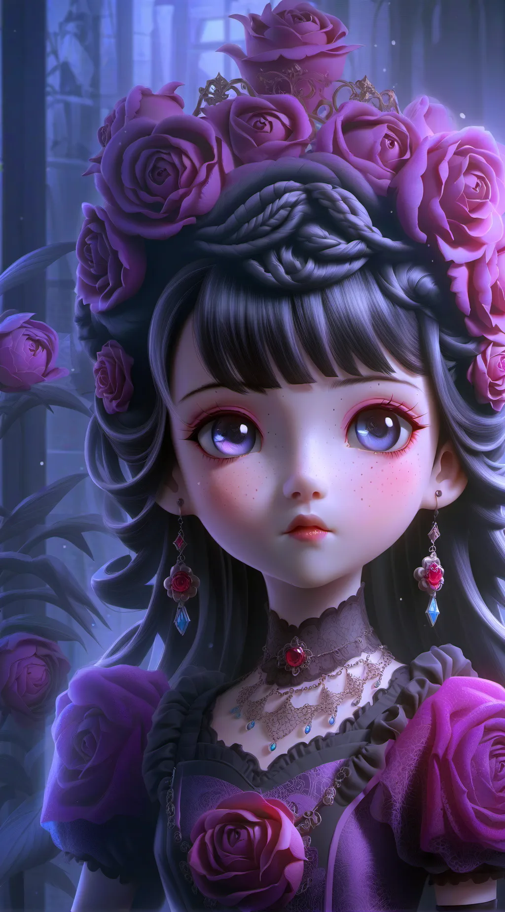 ai character: K-pop Demon Hunter background