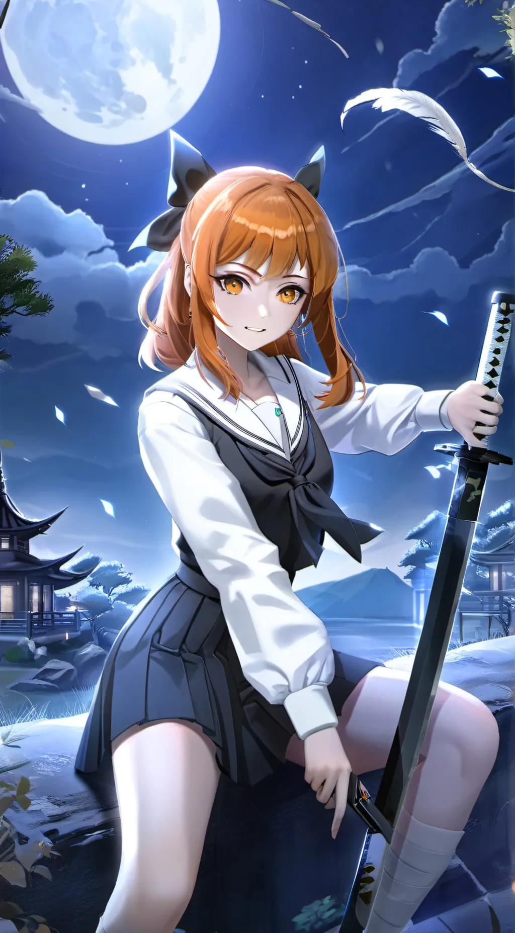 ai character: sunny  background