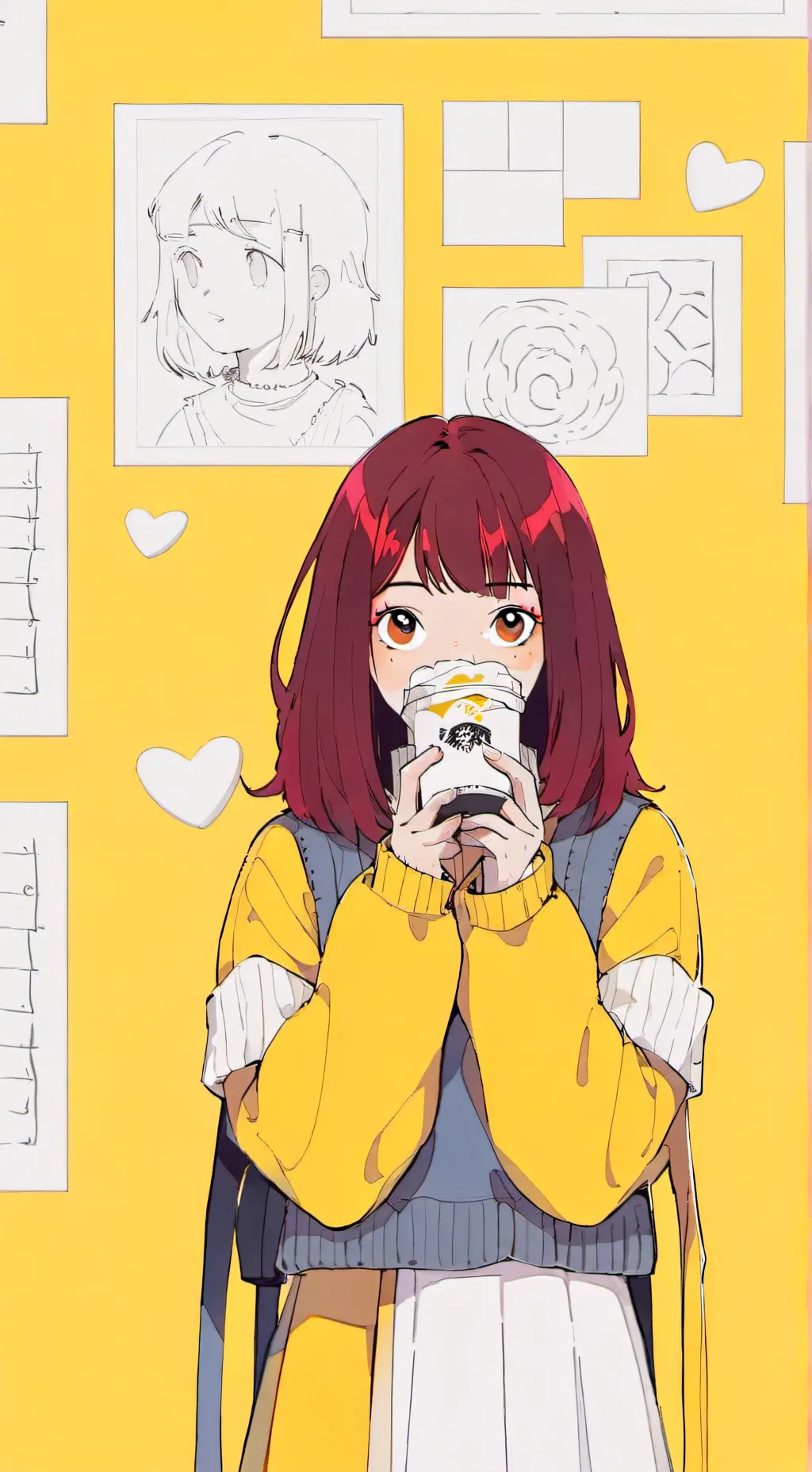 ai character: Nimona background