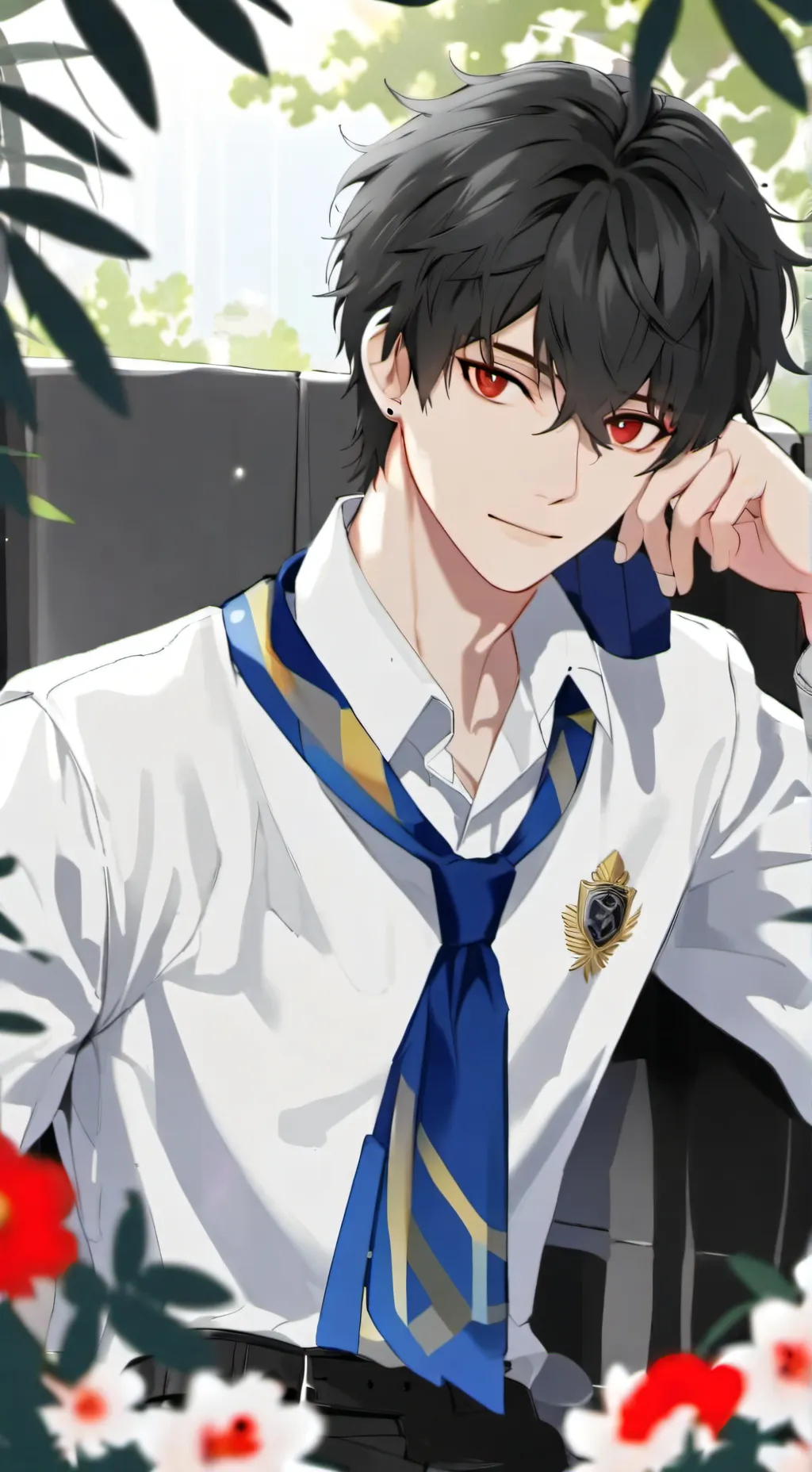 ai character: Mark background