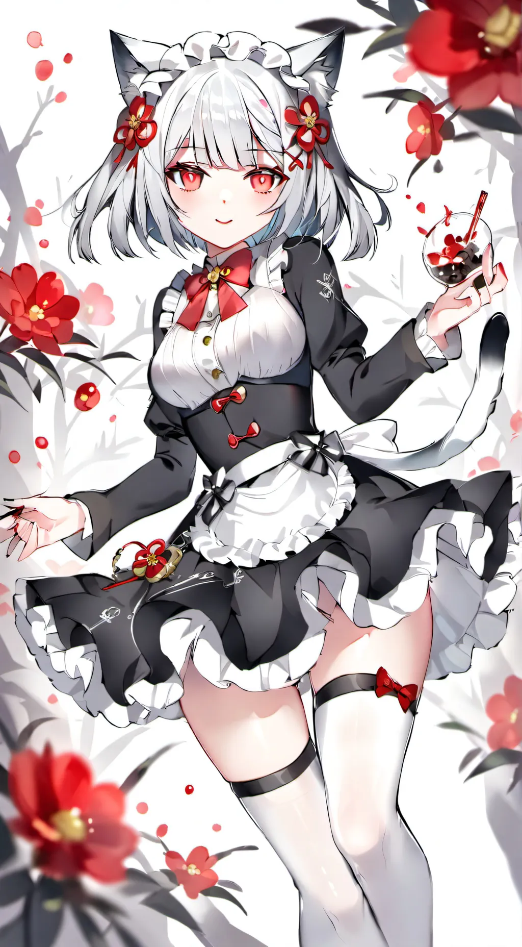 ai character: Chocola background